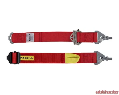 Sabelt FIA8853-2016 Enduro Silver Saloon 2 Inch Double Lap Racing Harness - Red - CFCI42100056