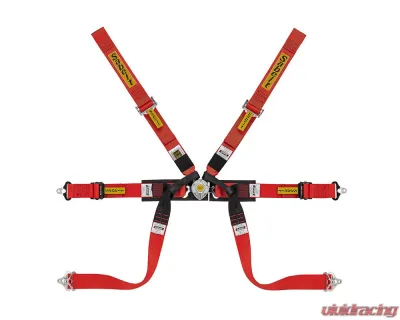 Sabelt FIA8853-2016 Steel Formula Full 2 Inch Pull Up Racing Harness w/ Red Straps | Belts - CFCI43500064