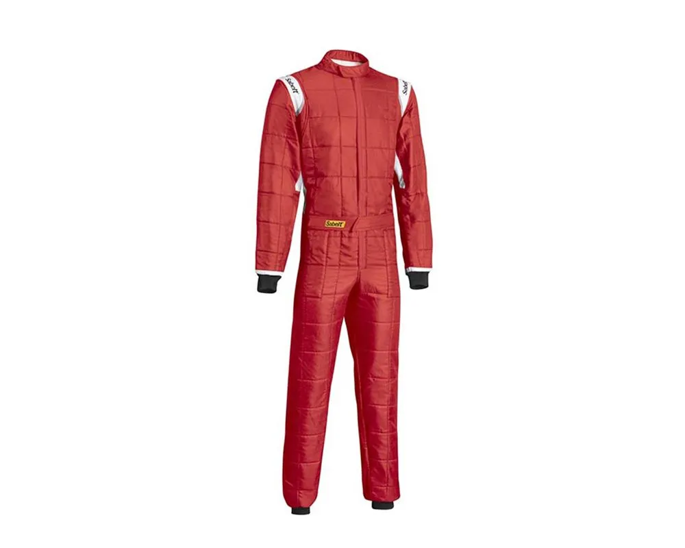 Sabelt FIA8856-2018 Challenge TS-2 Fire-Retardant Red Racing Suit - Size 52 - RFTITS2RS52