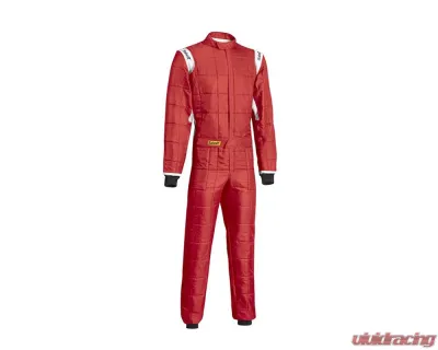Sabelt FIA8856-2018 Challenge TS-2 Fire-Retardant Red Racing Suit - Size 48 - RFTITS2RS48