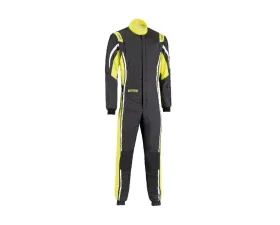 Sabelt FIA8856-2018 Hero TS-10 Superlight Black/Fluo Yellow Racing Suit - Size 46