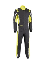 Sabelt FIA8856-2018 Hero TS-10 Superlight Black/Fluo Yellow Racing Suit - Size 46                                     - RFTITS10NRGFL46 - Image 2