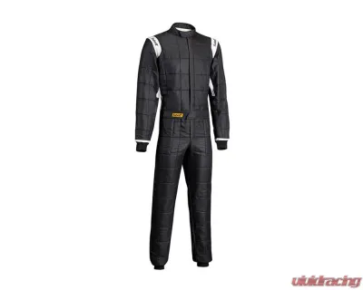Sabelt FIA8856-2018 + SFI 3.2/Level 5 Challenge TS-2 Fire-Retardant Black Racing Racing Suit - Size 50 - RFTITS2SFINR50