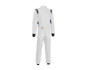 Sabelt FIA8856-2018 + SFI 3.2/Level 5 Challenge TS-2 Fire-Retardant White Racing Suit - Size 56