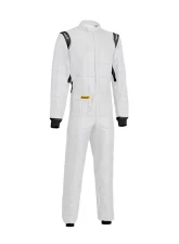 Sabelt FIA8856-2018 + SFI 3.2/Level 5 Challenge TS-2 Fire-Retardant White Racing Suit - Size 62                                     - RFTITS2SFIBI62 - Image 2