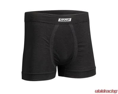 Sabelt FIA8855-2018 Underwear UI-300 Black Boxer Brief - Medium | Large - RFUI300BOXNRML