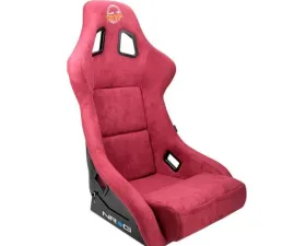 NRG FRP Bucket Seat PRISMA Edition Maroon Pearlized Back Large