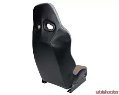 NRG Defender Water Resistant Steel Frame Suspension Seats Brown Side Mount Bracket - DF-100BR-S