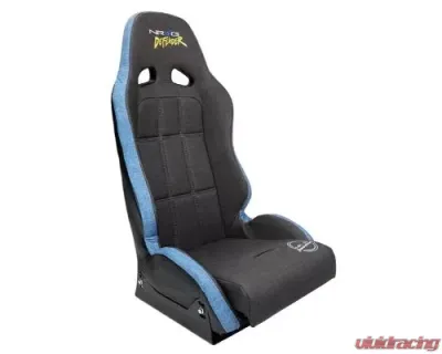 NRG Defender Water Resistant Steel Frame Suspension Seats Grey Side Mount Bracket - DF-100GY-S
