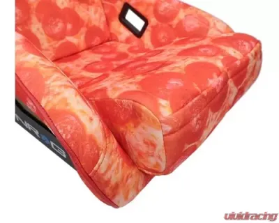 NRG Frp Bucket Seat Prisma- Ultra Slice Gold Pearlized Back Large - FRP-302-PIZZA