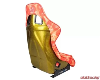 NRG Frp Bucket Seat Prisma- Ultra Slice Gold Pearlized Back Large - FRP-302-PIZZA