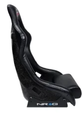NRG Frp Bucket Seat Prisma ed Pearlized Back All Black Pvc Vegan Material Large                                     - FRP-302BK-V - Image 3