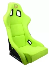 NRG Frp Bucket Seat Prisma ed Pearlized Back All Neon Green Alcantara Vegan Large                                     - FRP-302NG-PRISMA - Image 2