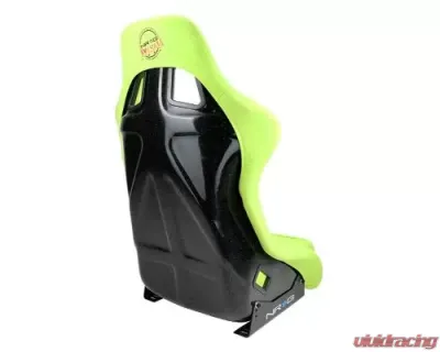 NRG Frp Bucket Seat Prisma ed Pearlized Back All Neon Green Alcantara Vegan Large - FRP-302NG-PRISMA