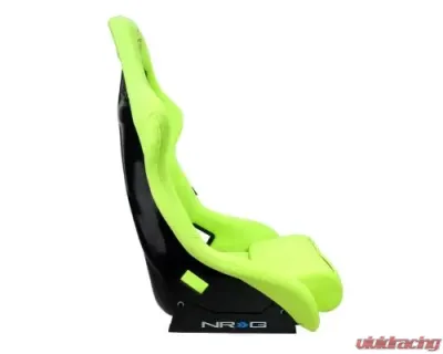 NRG Frp Bucket Seat Prisma ed Pearlized Back All Neon Green Alcantara Vegan Large - FRP-302NG-PRISMA