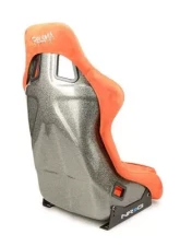 NRG Frp Bucket Seat Ultra ed Grey Peralized Back Orange Vegan Micro Fiber Material Phone Pockets And Special Ultra Embroidery Large                                     - FRP-302OR-ULTRA - Image 4