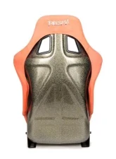 NRG Frp Bucket Seat Ultra ed Grey Peralized Back Peach Vegan Micro Fiber Material Phone Pockets And Special Ultra Embroidery Large                                     - FRP-302PH-ULTRA - Image 5