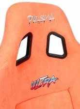 NRG Frp Bucket Seat Ultra ed Grey Peralized Back Peach Vegan Micro Fiber Material Phone Pockets And Special Ultra Embroidery Large                                     - FRP-302PH-ULTRA - Image 7