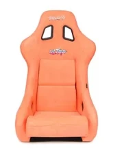 NRG Frp Bucket Seat Ultra ed Grey Peralized Back Peach Vegan Micro Fiber Material Phone Pockets And Special Ultra Embroidery Large                                     - FRP-302PH-ULTRA - Image 8