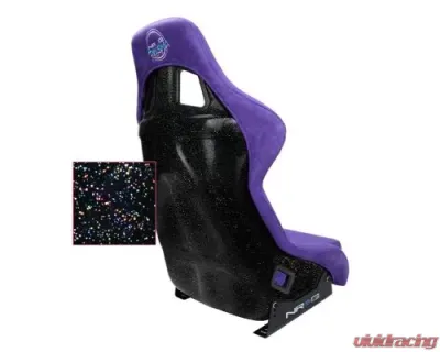 NRG Frp Bucket Seat Prisma ed Pearlized Back All Purple Alcantara Vegan Large - FRP-302PP-PRIMSA