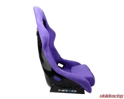 NRG Frp Bucket Seat Prisma ed Pearlized Back All Purple Alcantara Vegan Large - FRP-302PP-PRIMSA