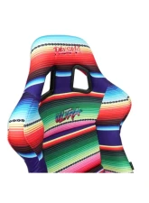 NRG Frp Bucket Seat Prisma- Serepi ed Red Pearlized Back In Vegan Material Medium                                     - FRP-303-MEXICALI - Image 9