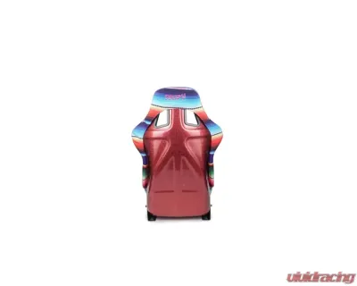 NRG Frp Bucket Seat Prisma- Serepi ed Red Pearlized Back In Vegan Material Medium - FRP-303-MEXICALI