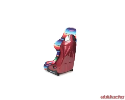 NRG Frp Bucket Seat Prisma- Serepi ed Red Pearlized Back In Vegan Material Medium - FRP-303-MEXICALI