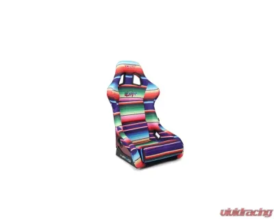NRG Frp Bucket Seat Prisma- Serepi ed Red Pearlized Back In Vegan Material Medium - FRP-303-MEXICALI