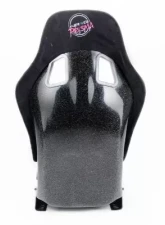 NRG Frp Bucket Seat Prisma ed Pearlized Back All Black Alcantara Vegan Material Medium                                     - FRP-303BK-PRISMA - Image 5