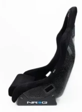 NRG Frp Bucket Seat Prisma ed Pearlized Back All Black Alcantara Vegan Material Medium                                     - FRP-303BK-PRISMA - Image 7