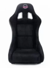 NRG Frp Bucket Seat Prisma ed Pearlized Back All Black Alcantara Vegan Material Medium                                     - FRP-303BK-PRISMA - Image 10