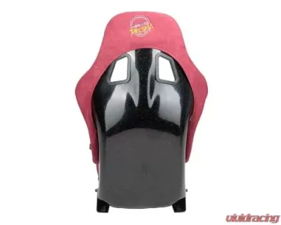 NRG Frp Bucket Seat Prisma ed Pearlized Back All Maroon Alcantara Vegan Material Phone Pockets Medium - FRP-303MAR-PRISMA
