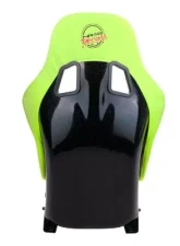 NRG Frp Bucket Seat Prisma ed Pearlized Back All Neon Green Alcantara Vegan Material Phone Pockets Medium                                     - FRP-303NG-PRISMA - Image 5