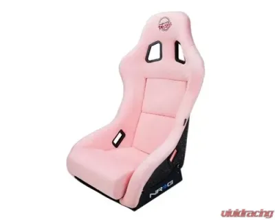 NRG Frp Bucket Seat Prisma ed Pearlized Back All Pink Alcantara Vegan Material Medium - FRP-303PK-PRISMA