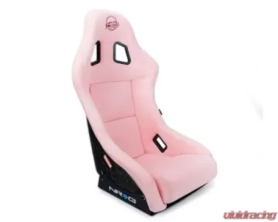 NRG Frp Bucket Seat Prisma ed Pearlized Back All Pink Alcantara Vegan Material Medium - FRP-303PK-PRISMA