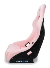 NRG Frp Bucket Seat Prisma ed Pearlized Back All Pink Alcantara Vegan Material Medium                                     - FRP-303PK-PRISMA - Image 8