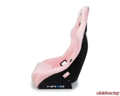 NRG Frp Bucket Seat Prisma ed Pearlized Back All Pink Alcantara Vegan Material Medium - FRP-303PK-PRISMA