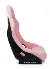 NRG Frp Bucket Seat Prisma ed Pearlized Back All Pink Alcantara Vegan Material Medium                                     - FRP-303PK-PRISMA - Image 3