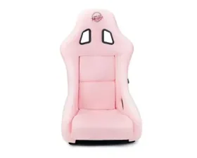 NRG Frp Bucket Seat Prisma ed Pearlized Back All Pink Alcantara Vegan Material Medium