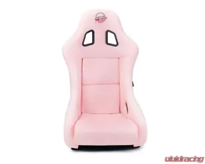 NRG Frp Bucket Seat Prisma ed Pearlized Back All Pink Alcantara Vegan Material Medium - FRP-303PK-PRISMA