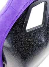 NRG Frp Bucket Seat Prisma ed Pearlized Back All Purple Alcantara Vegan Material Medium                                     - FRP-303PP-PRISMA - Image 9