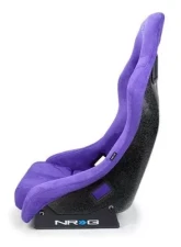 NRG Frp Bucket Seat Prisma ed Pearlized Back All Purple Alcantara Vegan Material Medium                                     - FRP-303PP-PRISMA - Image 7