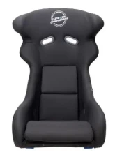 NRG Frp Bucket Seat - White Finish Arrow Embroidery And Blue Side Mount Bracket                                     - FRP-600WT - Image 5