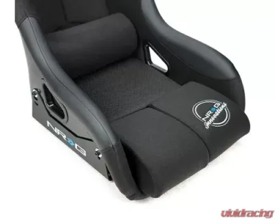 NRG Fia Competition Seat Competition Fabric fia Homologated head Containment Velcro Paddings Small Fit - FRP-RS700M