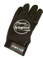 NRG Mechanic Gloves M In Black                                     - GS-200BK-M - Image 2