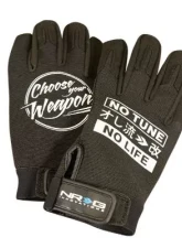 NRG Mechanic Gloves M In Black                                     - GS-200BK-M - Image 4
