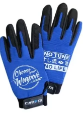 NRG Mechanic Gloves L In Blue                                     - GS-200BL-L - Image 4