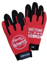 NRG Mechanic Gloves L In Red                                     - GS-200RD-L - Image 4