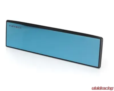 NRG Wide Panorama Clip On Mirrors- Flat W/ Blue Tint 270MM Wide - IM-270FBL